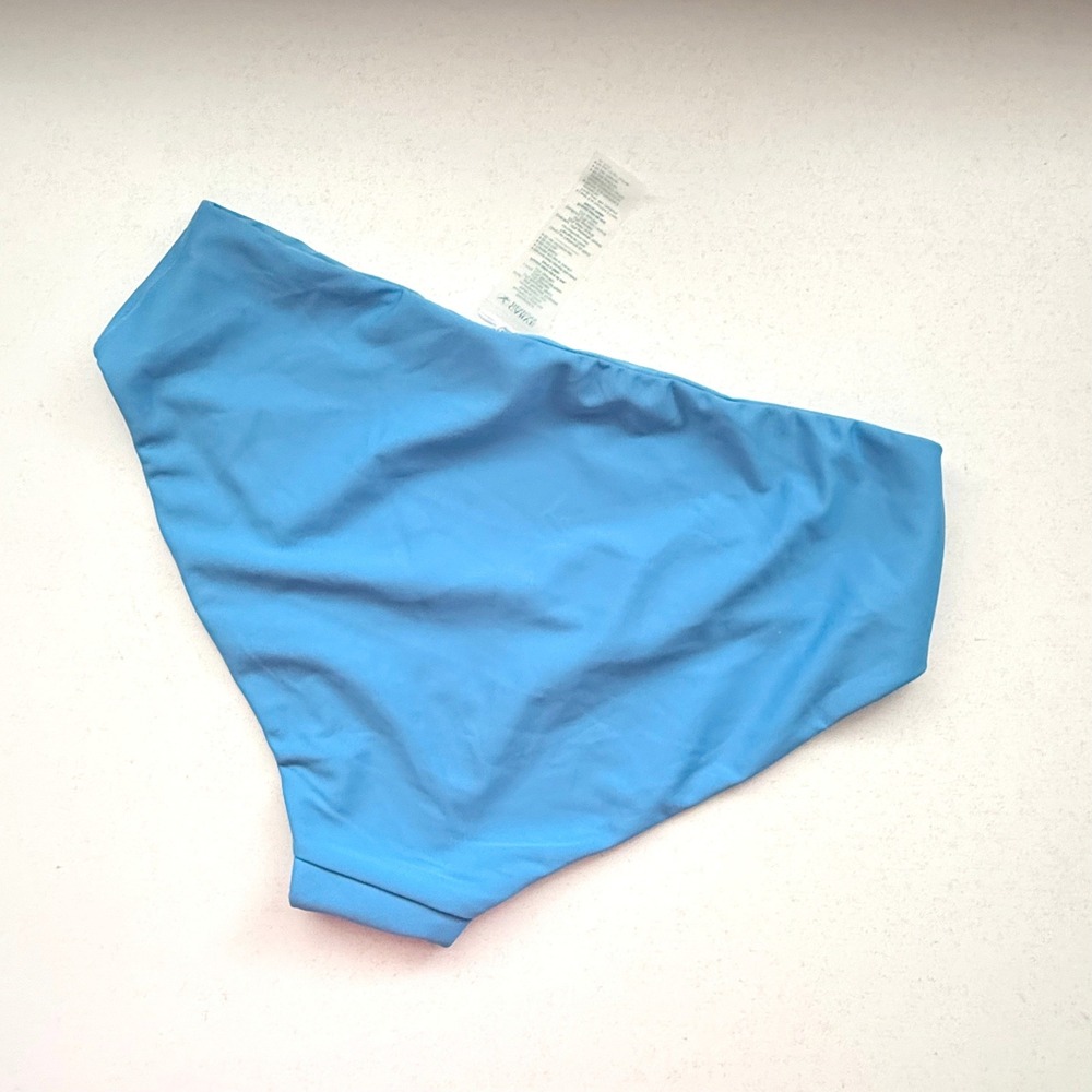 Carve Designs Pipa Compression Bikini Bottom Lagoon Blue High Waist Large New - Picture 3 of 7